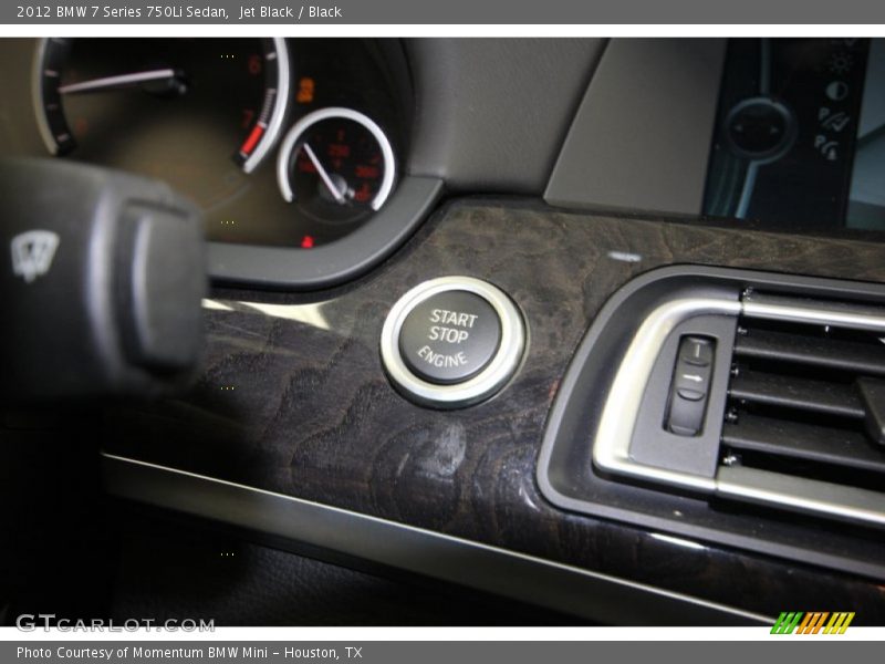 Jet Black / Black 2012 BMW 7 Series 750Li Sedan