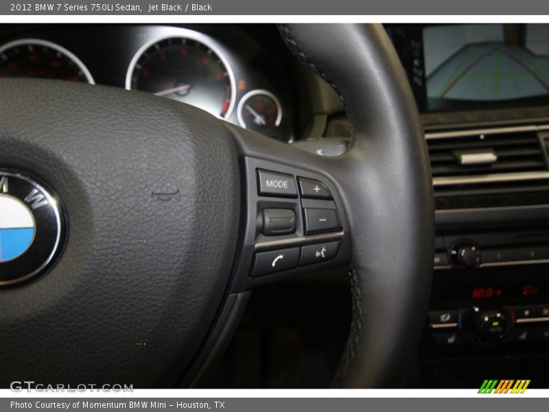 Jet Black / Black 2012 BMW 7 Series 750Li Sedan