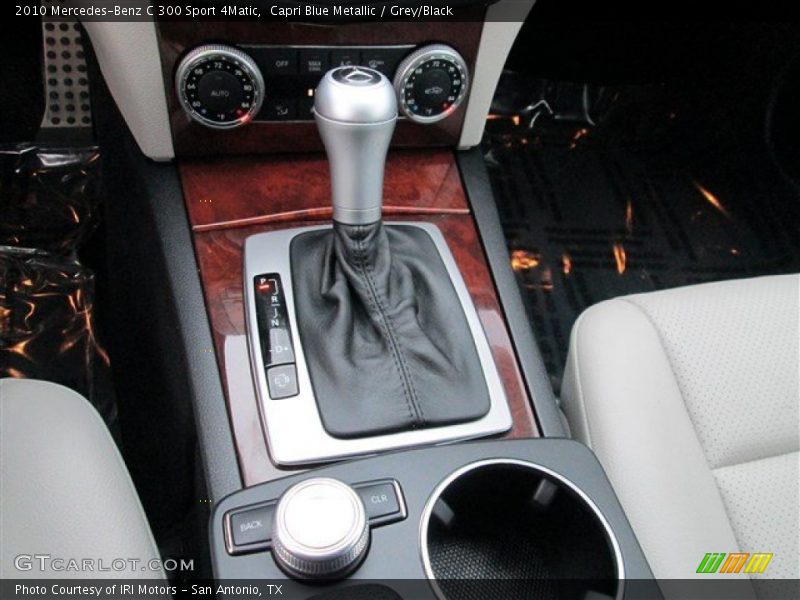 Capri Blue Metallic / Grey/Black 2010 Mercedes-Benz C 300 Sport 4Matic