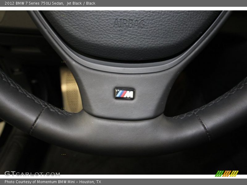 Jet Black / Black 2012 BMW 7 Series 750Li Sedan