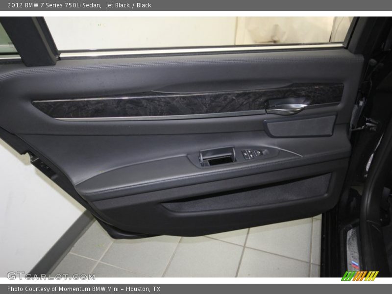 Jet Black / Black 2012 BMW 7 Series 750Li Sedan