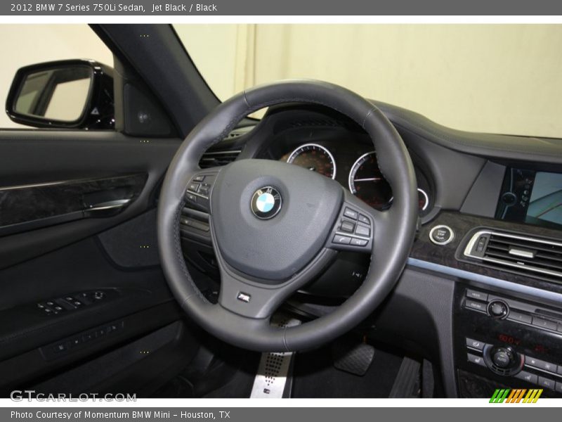 Jet Black / Black 2012 BMW 7 Series 750Li Sedan