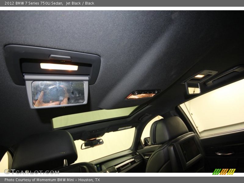 Jet Black / Black 2012 BMW 7 Series 750Li Sedan