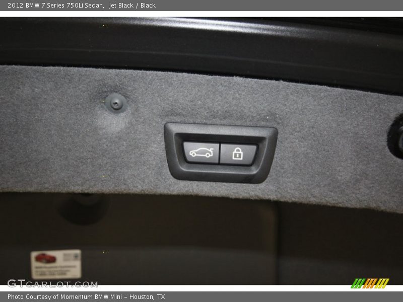 Jet Black / Black 2012 BMW 7 Series 750Li Sedan