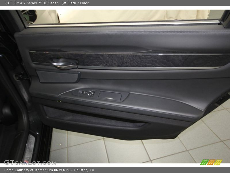 Jet Black / Black 2012 BMW 7 Series 750Li Sedan