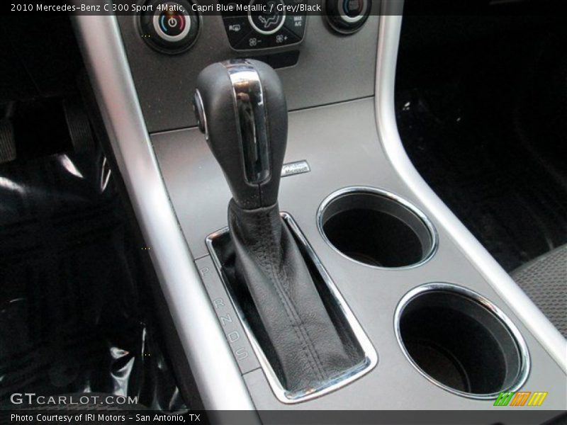 Capri Blue Metallic / Grey/Black 2010 Mercedes-Benz C 300 Sport 4Matic