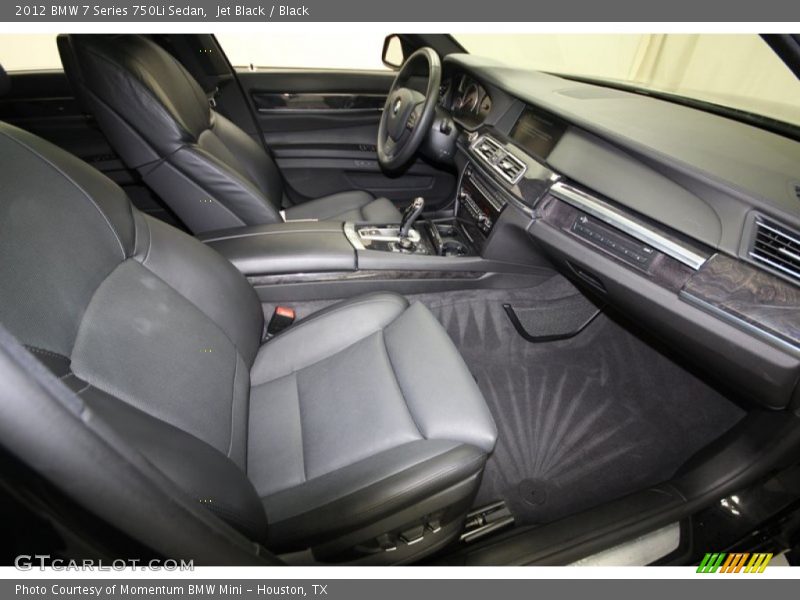 Jet Black / Black 2012 BMW 7 Series 750Li Sedan