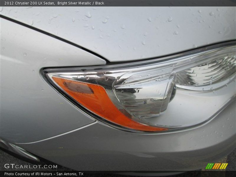 Bright Silver Metallic / Black 2012 Chrysler 200 LX Sedan