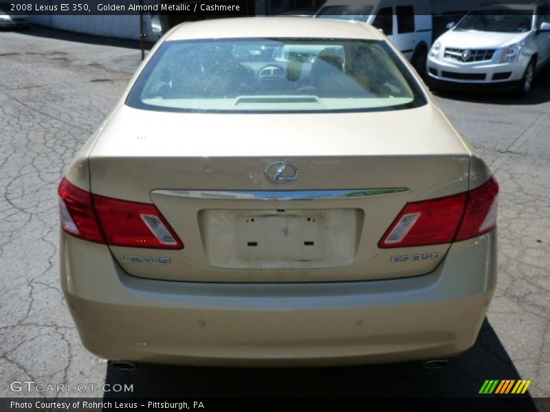 Golden Almond Metallic / Cashmere 2008 Lexus ES 350