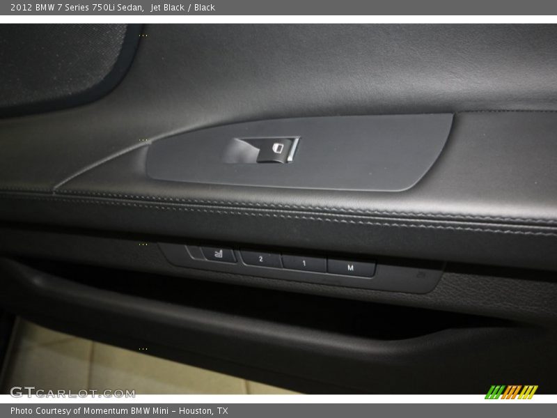 Jet Black / Black 2012 BMW 7 Series 750Li Sedan