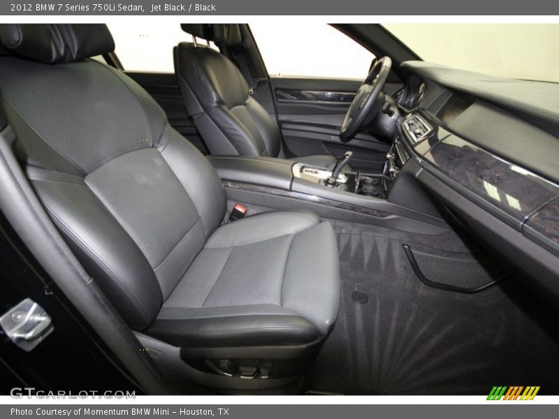 Jet Black / Black 2012 BMW 7 Series 750Li Sedan