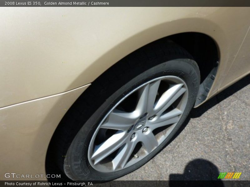 Golden Almond Metallic / Cashmere 2008 Lexus ES 350