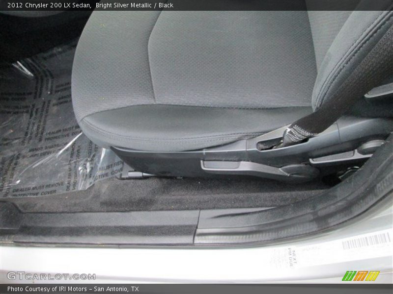 Bright Silver Metallic / Black 2012 Chrysler 200 LX Sedan