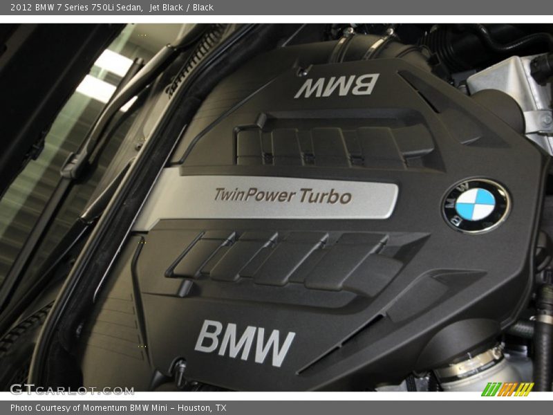 Jet Black / Black 2012 BMW 7 Series 750Li Sedan