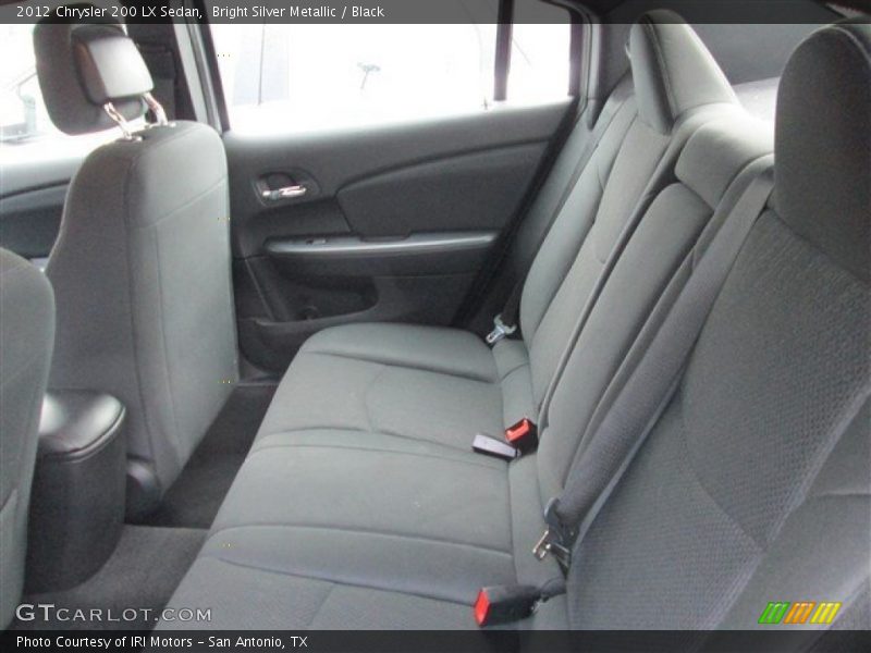 Bright Silver Metallic / Black 2012 Chrysler 200 LX Sedan