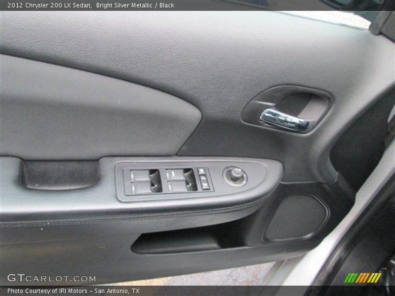 Bright Silver Metallic / Black 2012 Chrysler 200 LX Sedan