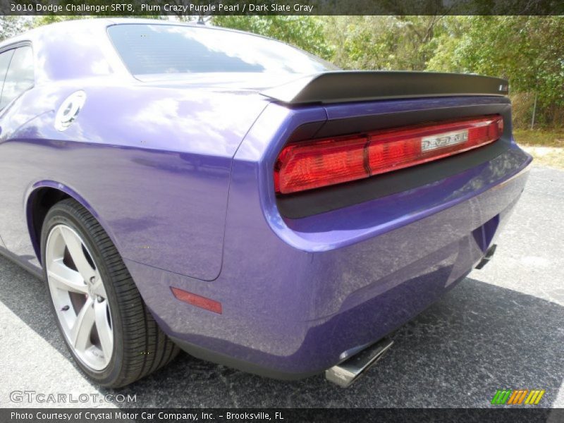 Plum Crazy Purple Pearl / Dark Slate Gray 2010 Dodge Challenger SRT8