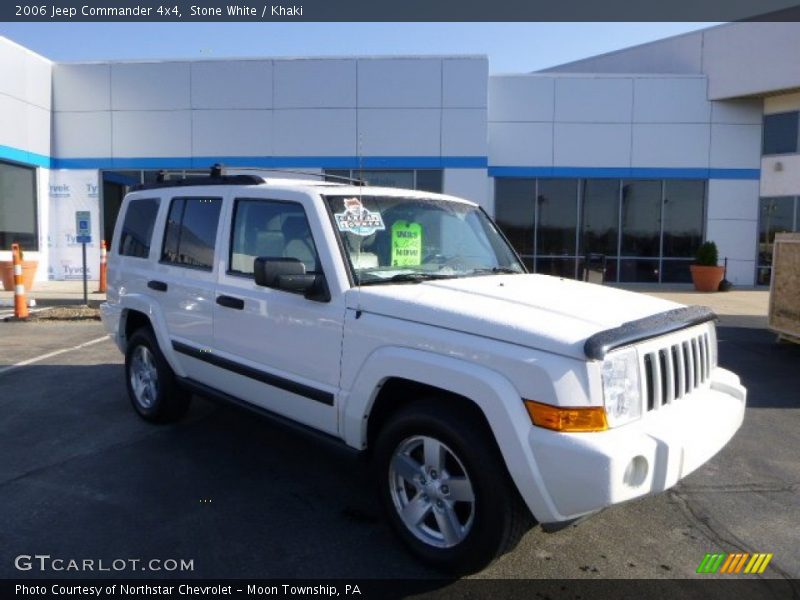 Stone White / Khaki 2006 Jeep Commander 4x4