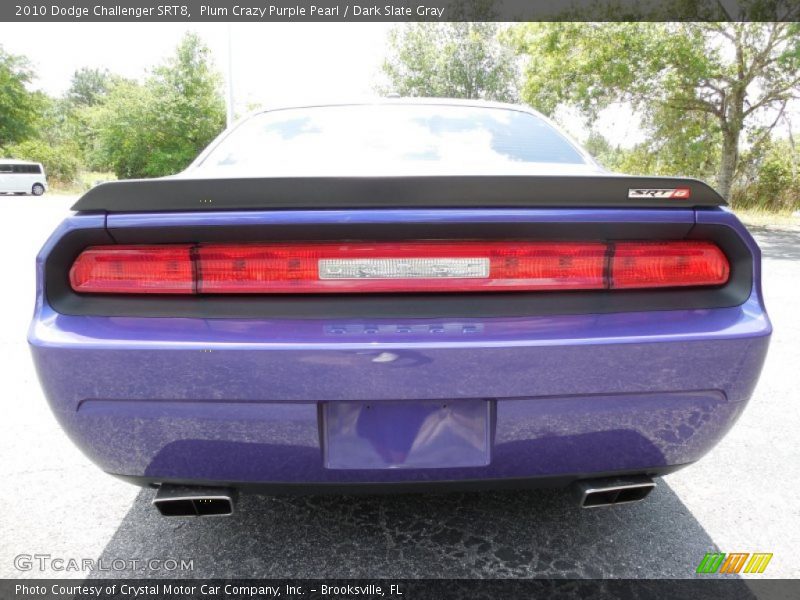 Plum Crazy Purple Pearl / Dark Slate Gray 2010 Dodge Challenger SRT8