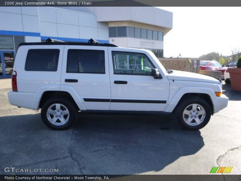 Stone White / Khaki 2006 Jeep Commander 4x4
