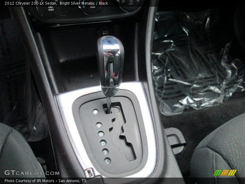 Bright Silver Metallic / Black 2012 Chrysler 200 LX Sedan