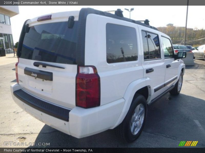 Stone White / Khaki 2006 Jeep Commander 4x4