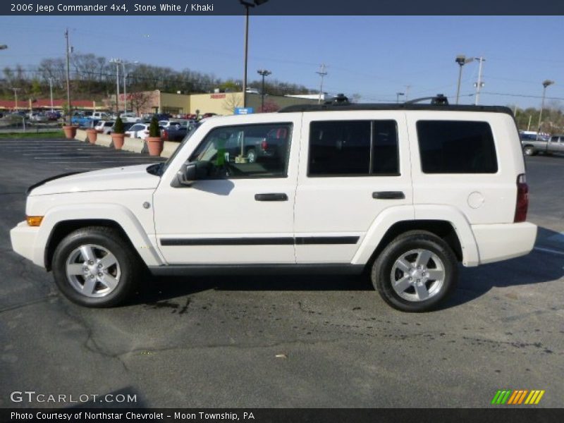 Stone White / Khaki 2006 Jeep Commander 4x4