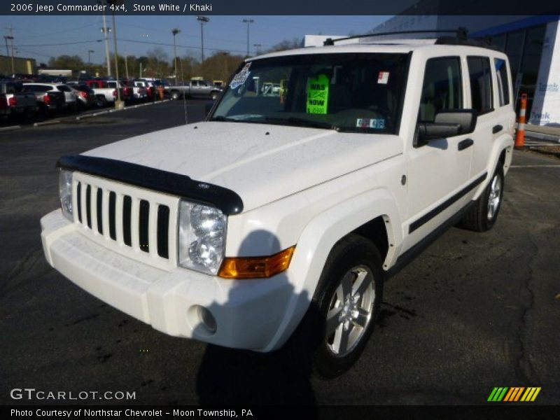 Stone White / Khaki 2006 Jeep Commander 4x4