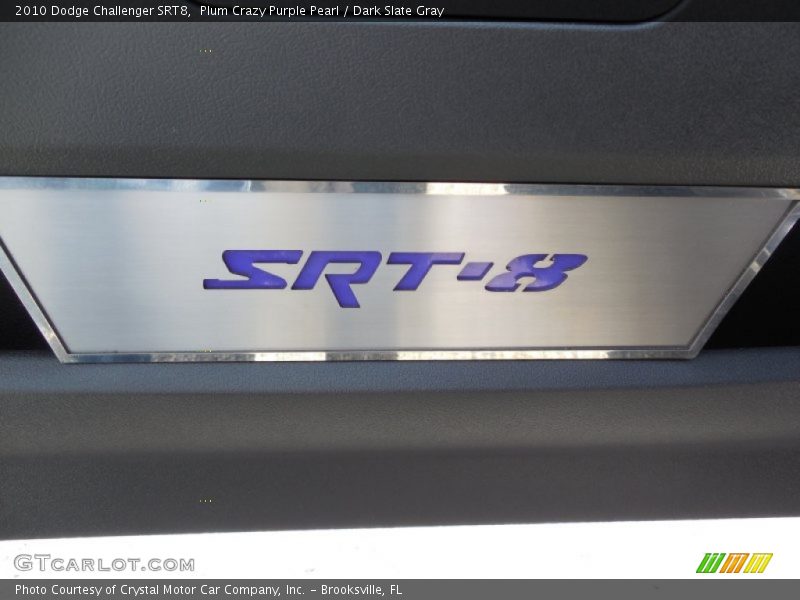 Plum Crazy Purple Pearl / Dark Slate Gray 2010 Dodge Challenger SRT8