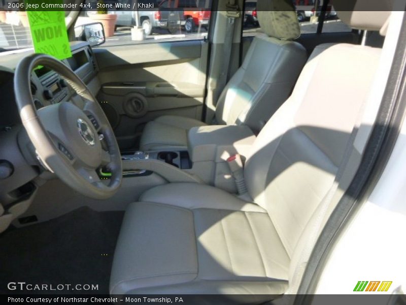 Stone White / Khaki 2006 Jeep Commander 4x4