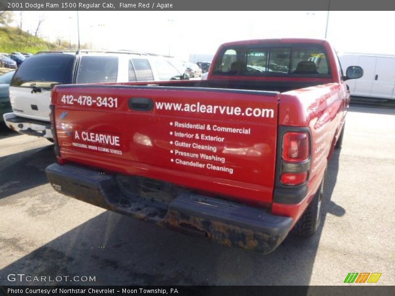 Flame Red / Agate 2001 Dodge Ram 1500 Regular Cab