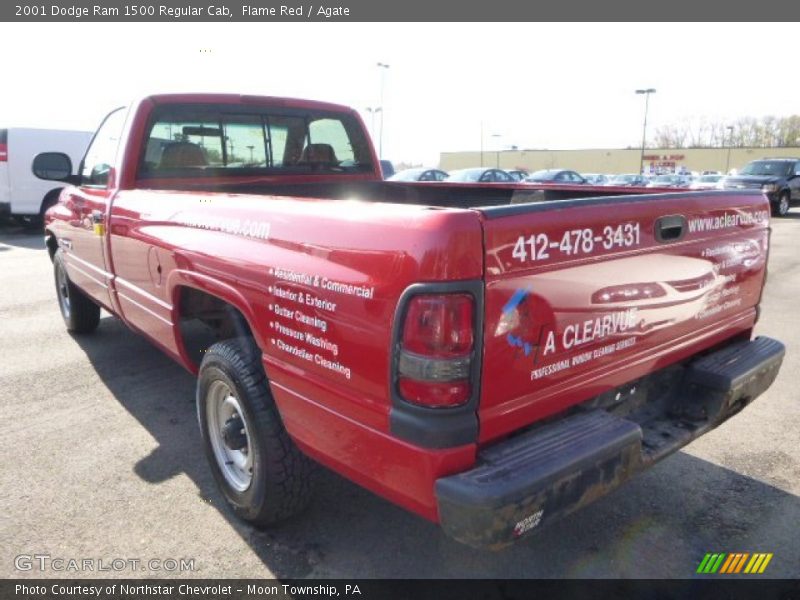 Flame Red / Agate 2001 Dodge Ram 1500 Regular Cab