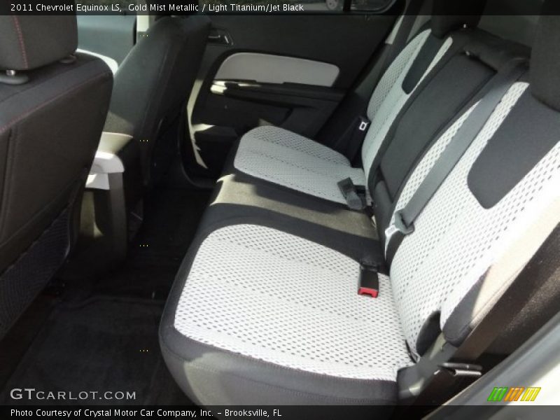 Gold Mist Metallic / Light Titanium/Jet Black 2011 Chevrolet Equinox LS