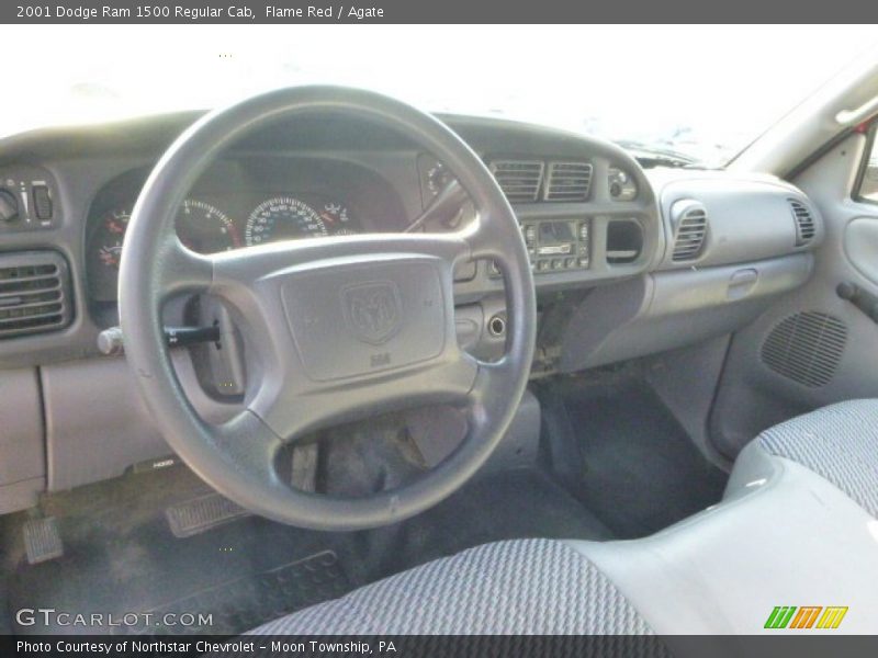 Flame Red / Agate 2001 Dodge Ram 1500 Regular Cab