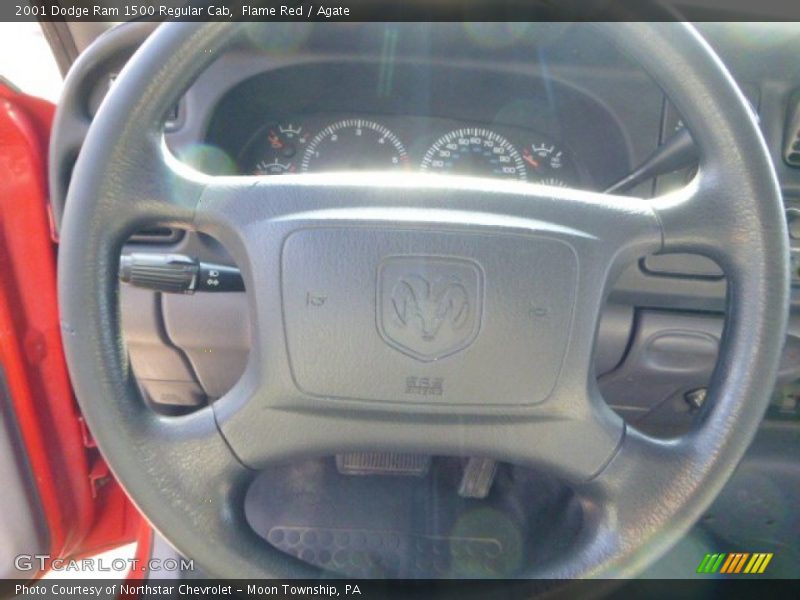 Flame Red / Agate 2001 Dodge Ram 1500 Regular Cab