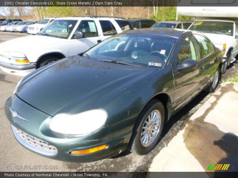 Shale Green Metallic / Dark Slate Gray 2001 Chrysler Concorde LXi