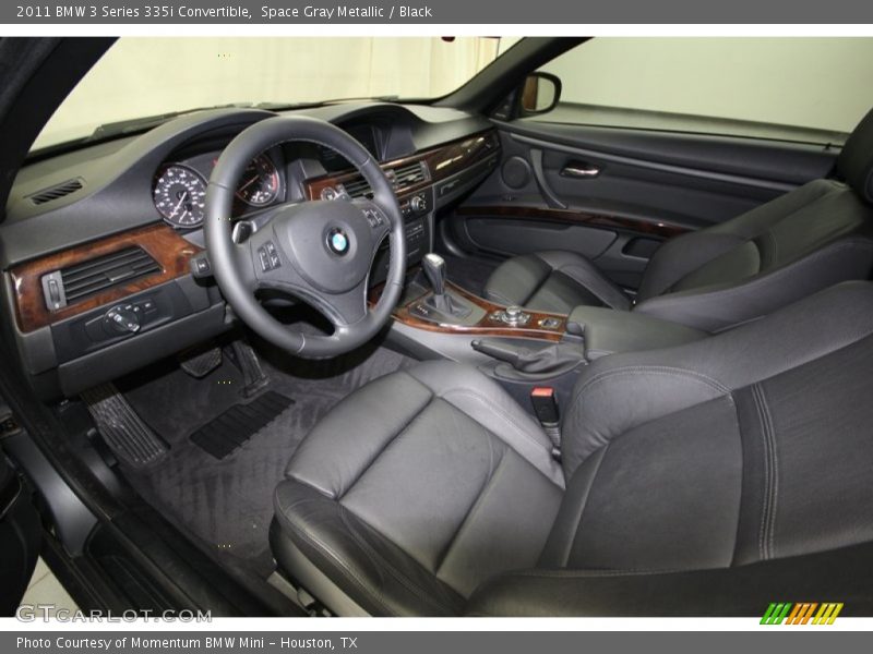 Space Gray Metallic / Black 2011 BMW 3 Series 335i Convertible