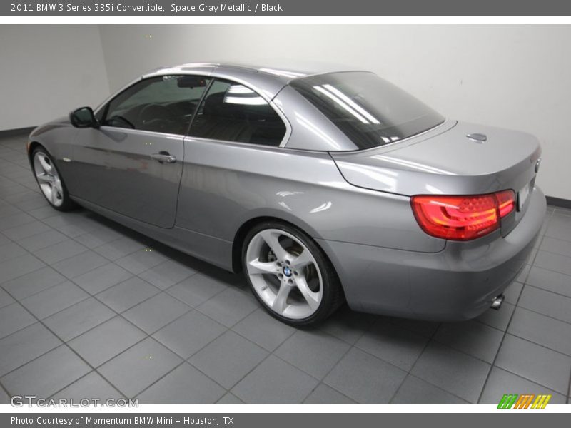 Space Gray Metallic / Black 2011 BMW 3 Series 335i Convertible