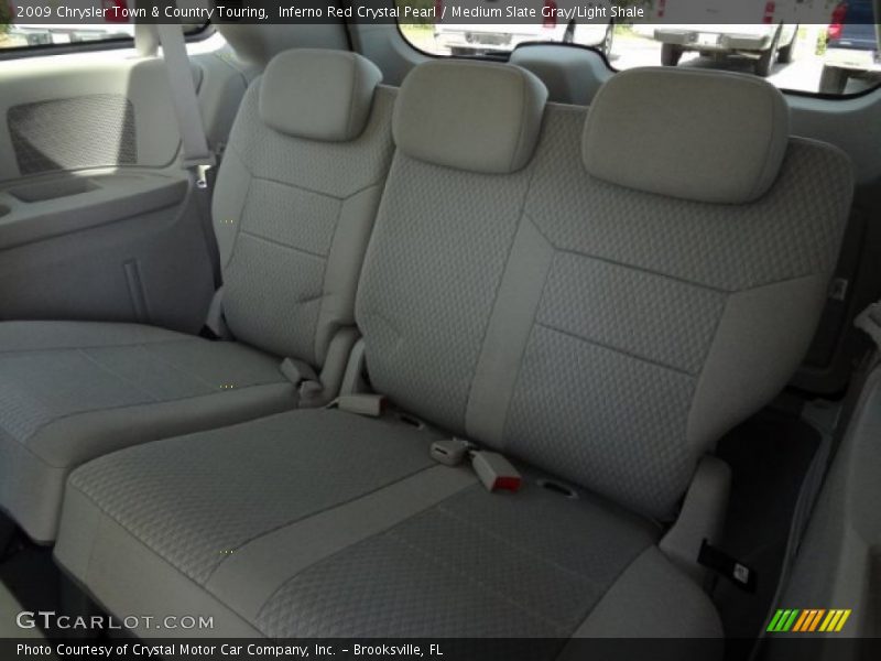 Inferno Red Crystal Pearl / Medium Slate Gray/Light Shale 2009 Chrysler Town & Country Touring