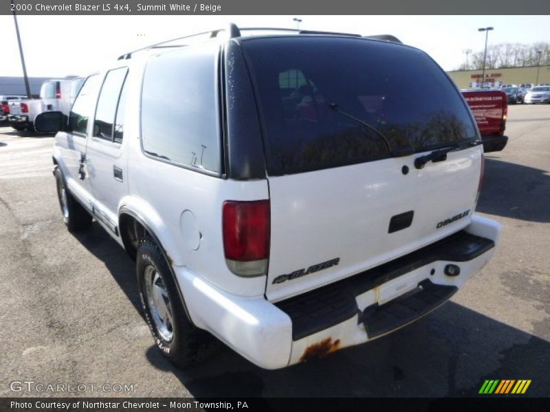 Summit White / Beige 2000 Chevrolet Blazer LS 4x4