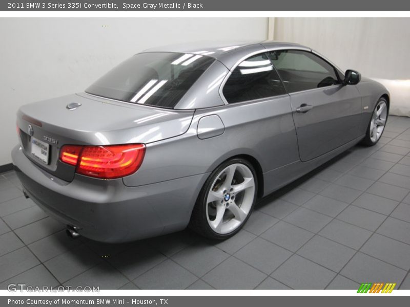 Space Gray Metallic / Black 2011 BMW 3 Series 335i Convertible