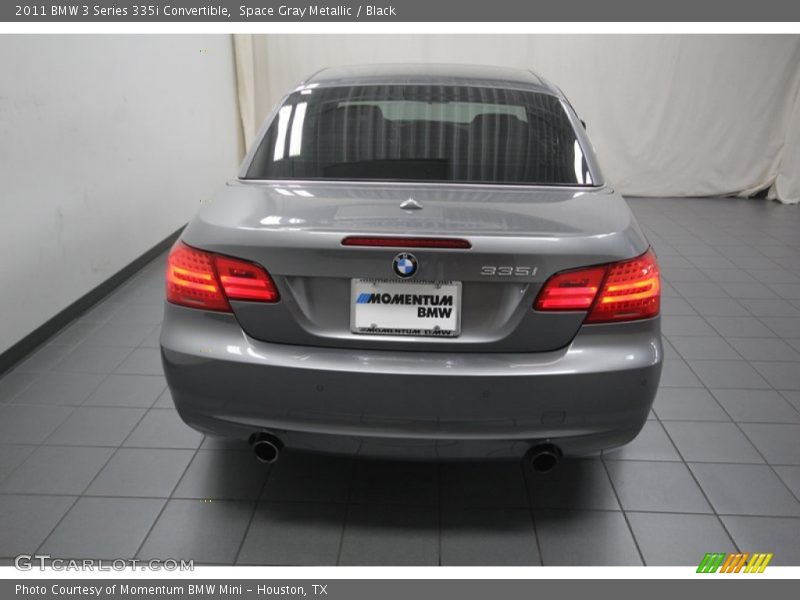 Space Gray Metallic / Black 2011 BMW 3 Series 335i Convertible