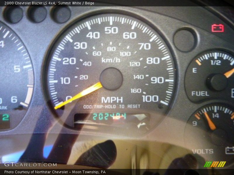 Summit White / Beige 2000 Chevrolet Blazer LS 4x4