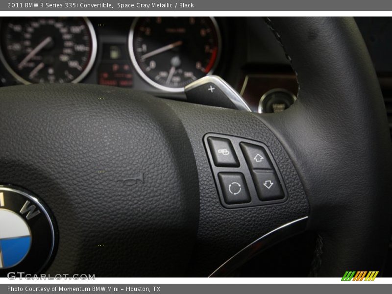 Space Gray Metallic / Black 2011 BMW 3 Series 335i Convertible