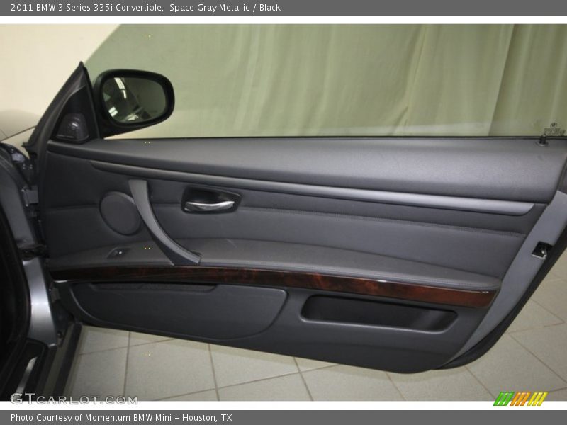 Space Gray Metallic / Black 2011 BMW 3 Series 335i Convertible