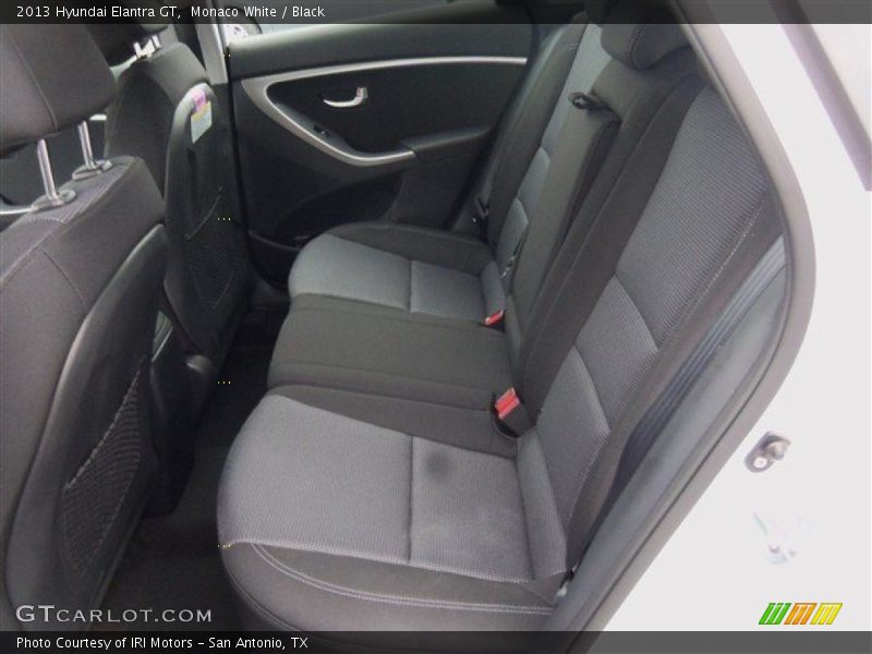 Monaco White / Black 2013 Hyundai Elantra GT