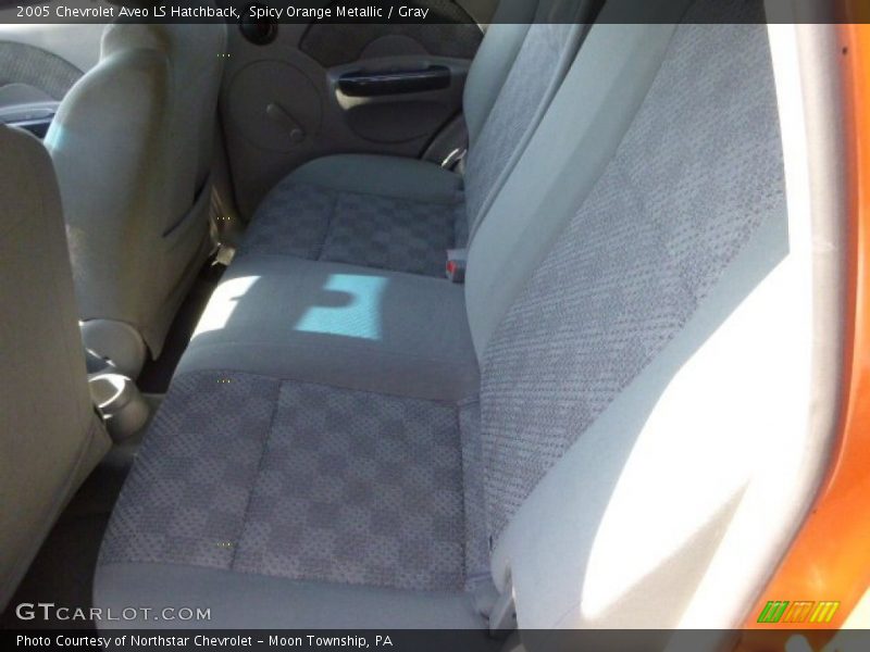 Spicy Orange Metallic / Gray 2005 Chevrolet Aveo LS Hatchback