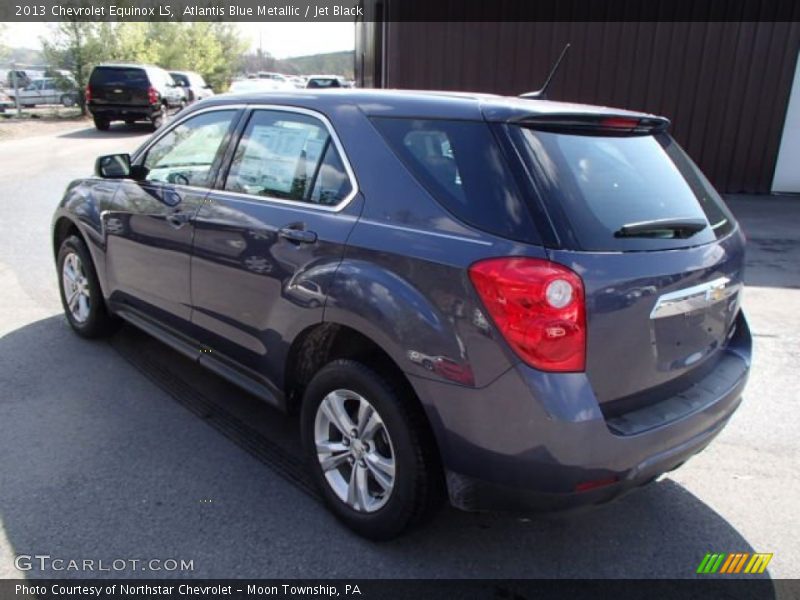 Atlantis Blue Metallic / Jet Black 2013 Chevrolet Equinox LS