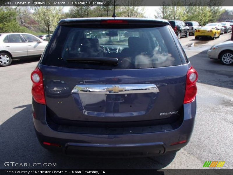 Atlantis Blue Metallic / Jet Black 2013 Chevrolet Equinox LS