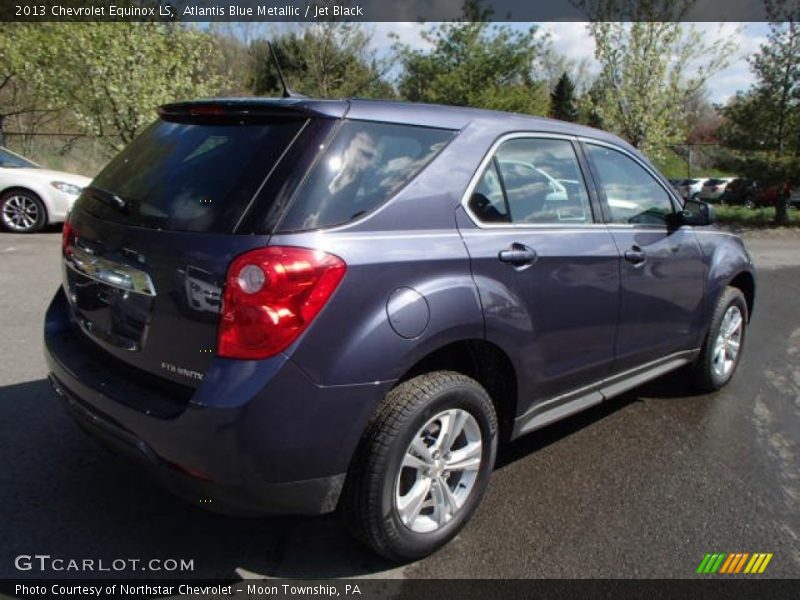 Atlantis Blue Metallic / Jet Black 2013 Chevrolet Equinox LS